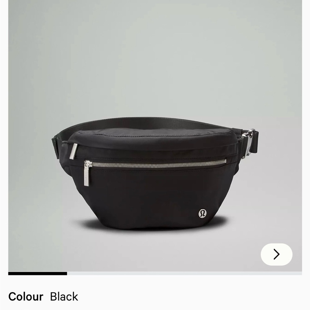 NWT Lululemon City Adventurer Black Belt Bag